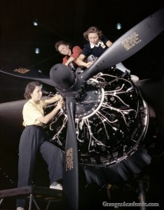Airplane workers